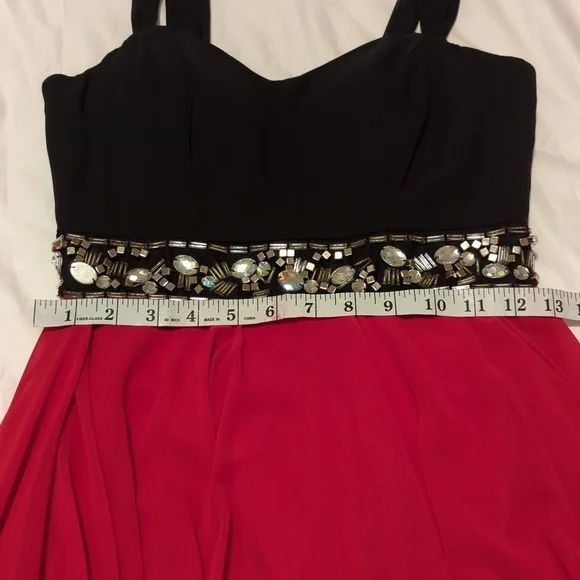 B.Darlin black/white size 7/8 girl's dress. - Picture 4 of 6